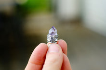 Load image into Gallery viewer, Tiny Stamped Veracruz Amethyst Pendant