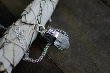 Load image into Gallery viewer, Himalayan Quartz Crystal Necklace in Sterling Silver