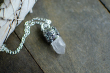 Load image into Gallery viewer, Himalayan Quartz Crystal Necklace in Sterling Silver