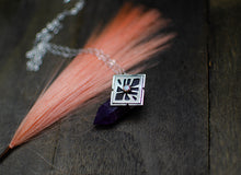 Load image into Gallery viewer, Amethyst Crystal Point with Opal - Talisman B