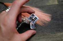 Load image into Gallery viewer, Clear Quartz Crystal Point with Opal - Talisman F