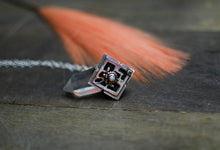 Load image into Gallery viewer, Clear Quartz Crystal Point with Opal - Talisman F