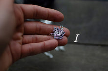 Load image into Gallery viewer, Sterling Silver Evil Eye Pendant (Choose your option)
