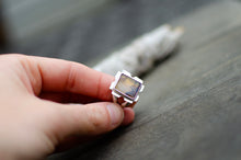 Load image into Gallery viewer, Dendritic Agate Ring in Sterling Silver - Size 8.5