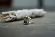 Load image into Gallery viewer, Dendritic Agate Ring in Sterling Silver - Size 8.5
