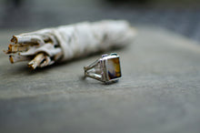 Load image into Gallery viewer, Dendritic Agate Ring in Sterling Silver - Size 8.5