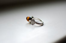 Load image into Gallery viewer, Amber Ring Stacker - Size 9