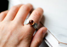 Load image into Gallery viewer, Amber Ring Stacker - Size 8