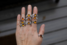 Load image into Gallery viewer, Amber Ring Stacker - Size 7