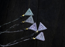 Load image into Gallery viewer, Handmade Eye and Garnet Pendant - schilverjewelry