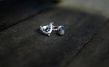 Load image into Gallery viewer, Rainbow Moonstone Ring Set - Size 7 - schilverjewelry