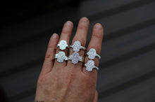 Load image into Gallery viewer, Sterling Silver Hamsa Ring - Size 7