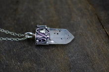 Load image into Gallery viewer, Sterling silver Phantom Quartz Pendant