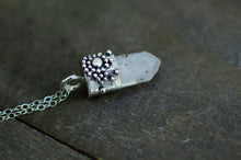 Load image into Gallery viewer, Sterling silver Phantom Quartz Pendant