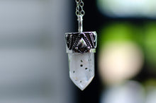 Load image into Gallery viewer, Sterling silver Phantom Quartz Pendant