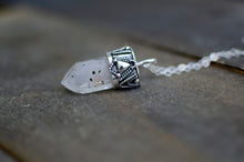 Load image into Gallery viewer, Sterling silver Phantom Quartz Pendant