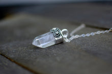 Load image into Gallery viewer, Sterling Silver Phantom Quartz Necklace