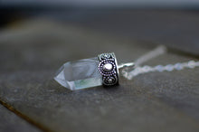 Load image into Gallery viewer, Sterling Silver Phantom Quartz Necklace