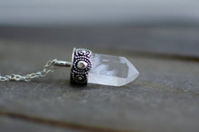 Load image into Gallery viewer, Sterling Silver Phantom Quartz Necklace