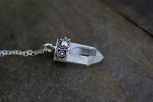 Load image into Gallery viewer, Sterling Silver Phantom Quartz Necklace