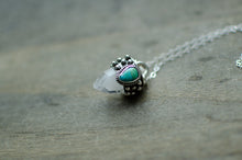 Load image into Gallery viewer, Phantom Quartz with Inlay Turquoise Pendant
