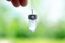 Load image into Gallery viewer, Sterling Silver Phantom Quartz Necklace