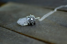 Load image into Gallery viewer, Sterling silver Phantom Quartz Pendant