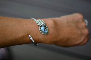 Custom Order for Jenny -  2 Golden Hills Turquoise Bracelets