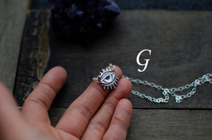 Sterling Silver Evil Eye Pendant (Choose your option)