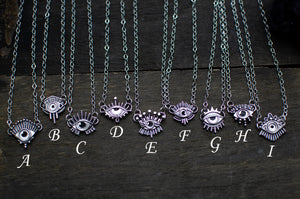 Sterling Silver Evil Eye Pendant (Choose your option)