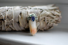 Load image into Gallery viewer, Australian Opal and Amphibole Quartz Crystal Pendant