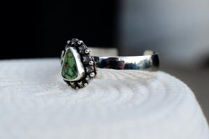 Snowville Variscite Cuff Bracelet - Size XL to S (adjusted upon request)