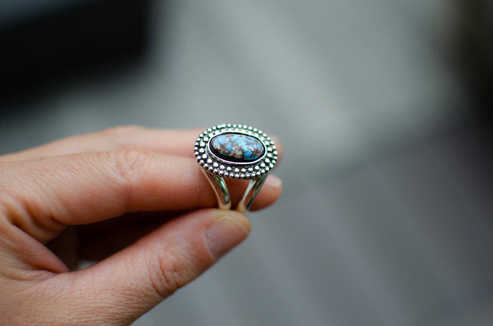 IN YOUR SIZE - Golden Hills Sterling Silver Ring A -ADD NOTE AT CHECKOUT
