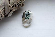 Load image into Gallery viewer, Phantom Quartz and New Lander Turquoise Pendant