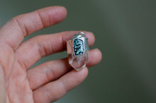 Load image into Gallery viewer, New Lander Variscite and Phantom Quartz Pendant