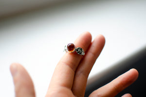 Amber Ring Stacker - Size 7.5