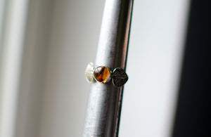 Amber Ring Stacker - Size 7