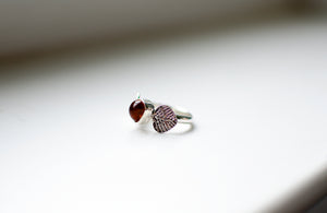 Amber Ring Stacker - Size 7