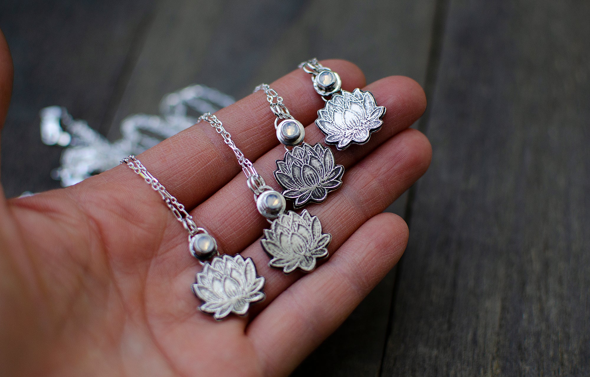Vietnam Lotus Sterling Silver Necklace - Dây Chuyền Hoa Sen Ddreamer –  Ddreamer Jewelry