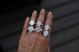 Sterling Silver Hamsa Ring - Size 7