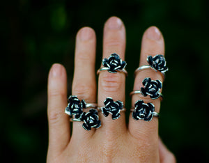 Handmade Succulent Sterling Silver Rings - schilverjewelry