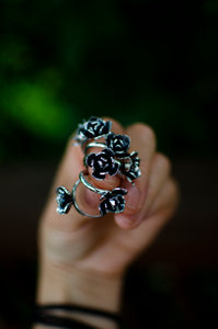 Handmade Succulent Sterling Silver Rings - schilverjewelry