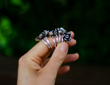 Load image into Gallery viewer, Handmade Succulent Sterling Silver Rings - schilverjewelry