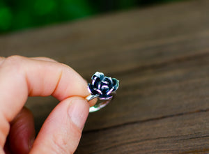 Handmade Succulent Sterling Silver Rings - schilverjewelry